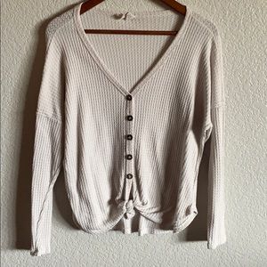 Tillys tie front long sleeve